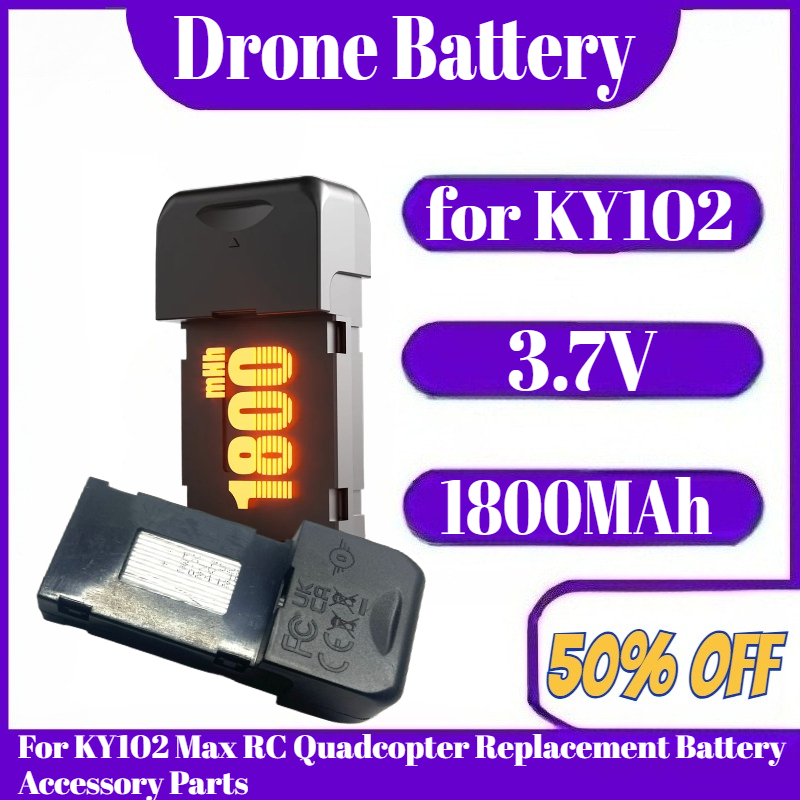 Drone Ky102 Rc - 3.7V 1800mAh Batterij KY102 Drone Batterij