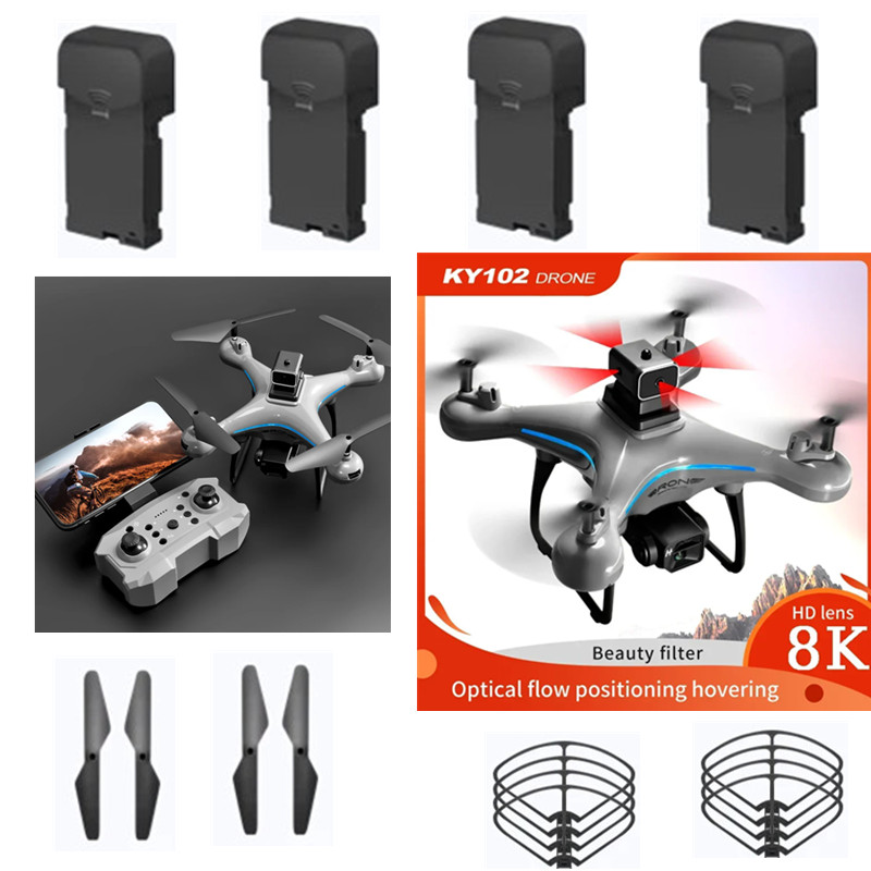Drone Ky102 Rc - KY102 RC Drone 3.7V 1800Mah Batterij/Propeller