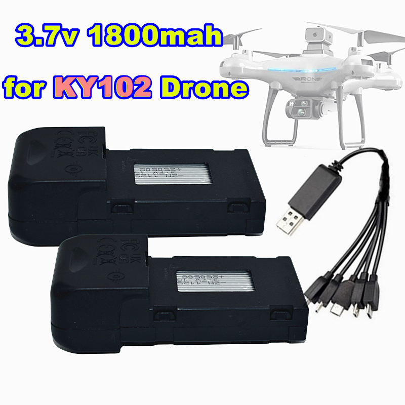 Drone Ky102 Rc - Drone Batterij Voor KY102 3.7V 1800mah