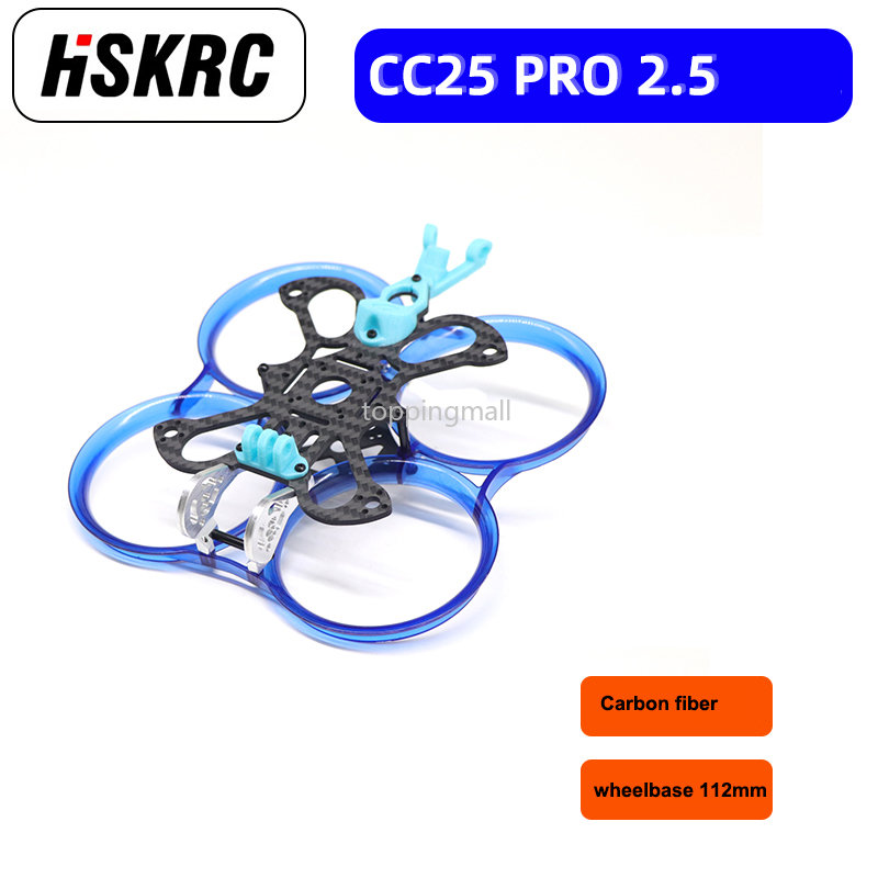 3D Printed Drone Part - Hskrc Cc25pro 2.5Inch Carbon Fiber Frame