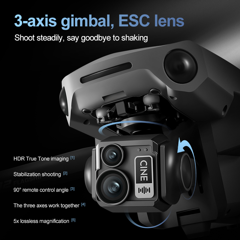 8K 3-assige Gimbal Brushless 7 - Drone Ae Rc recensie en prijs