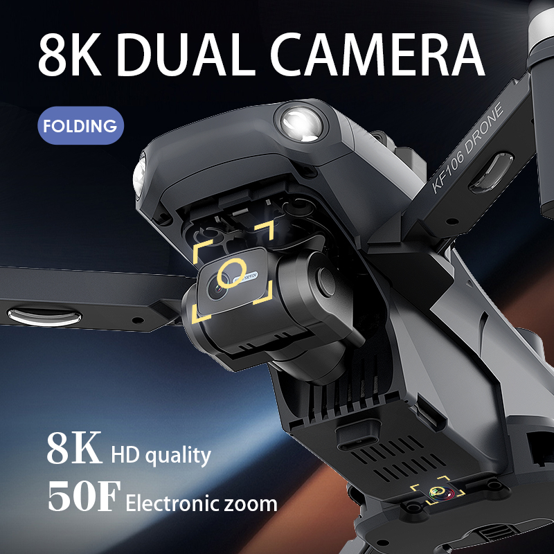 2022 NIEUWE KF106 Max Drone 8K - Drone Rc Explorer recensie en prijs