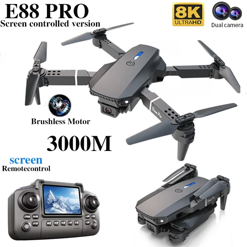 Professionele E88 PRO Drone me - Drone Ae Rc recensie en prijs
