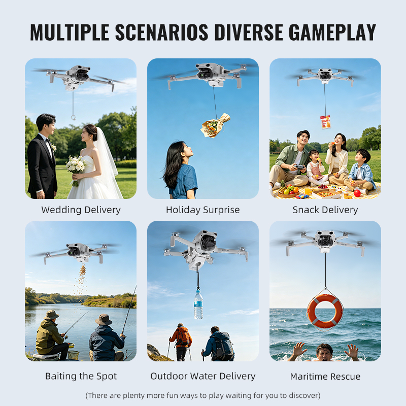 12KM Airdrop-systeem voor DJI  - Drone Dji Rc N1 recensie en prijs