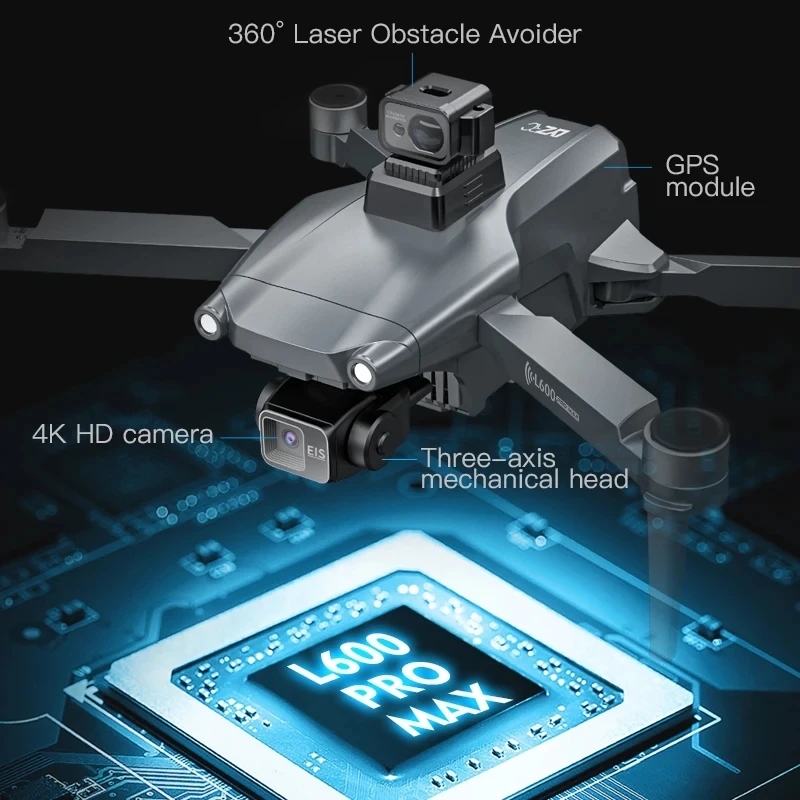 L600 PRO MAX GPS Drone Profess - Drone Ae Rc recensie en prijs