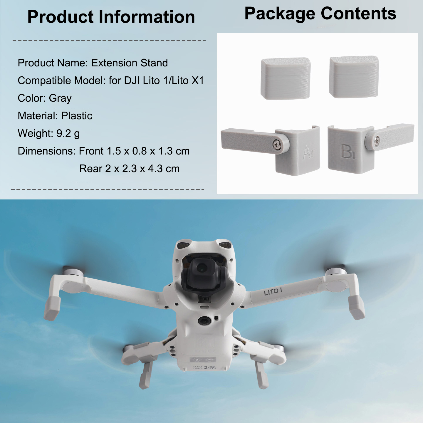 Landingsgestelverlenger voor D - Drone Dji Rc N1 recensie en prijs