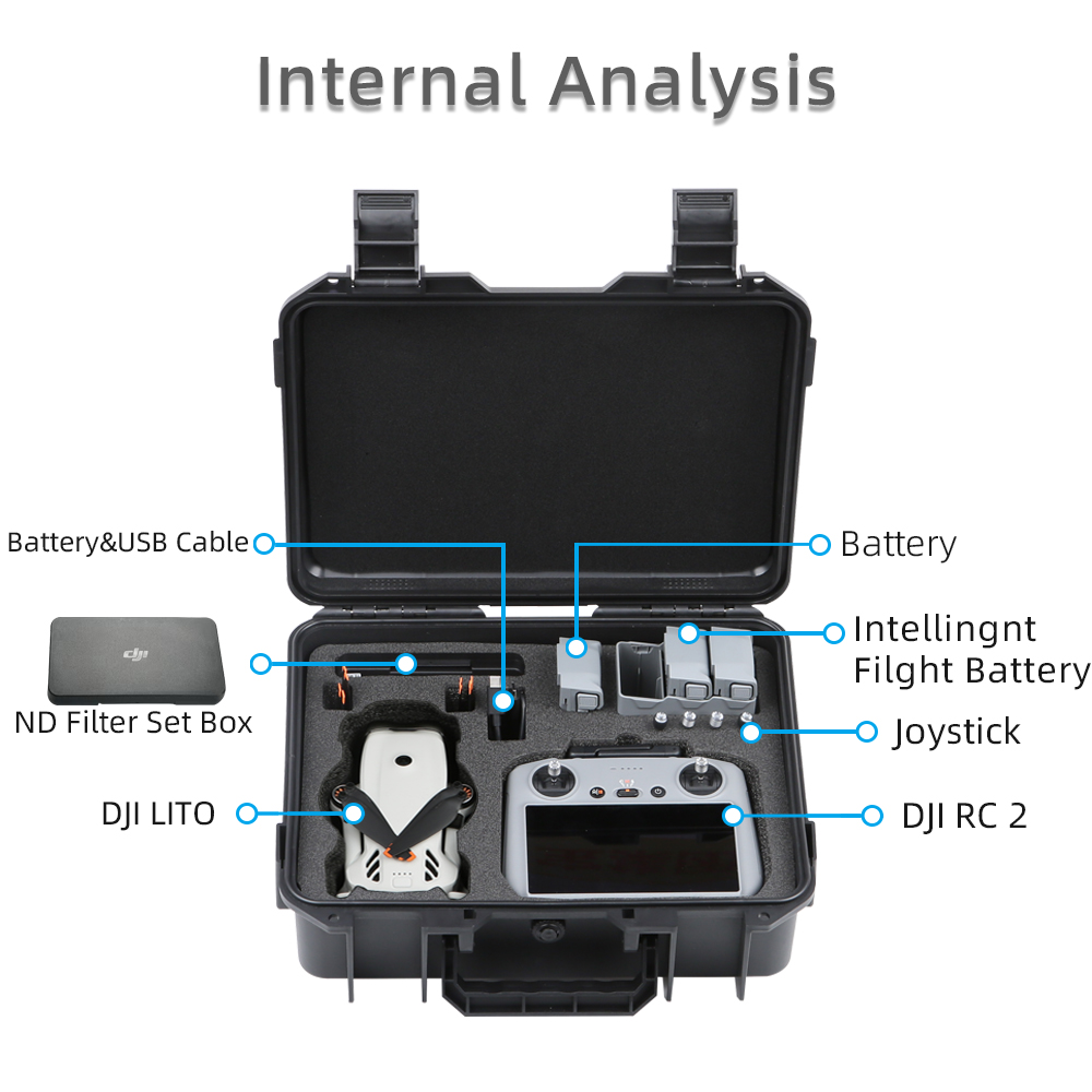 DJI LITO 1 X1 Drone Harde Koff - Drone Dji Rc N1 recensie en prijs