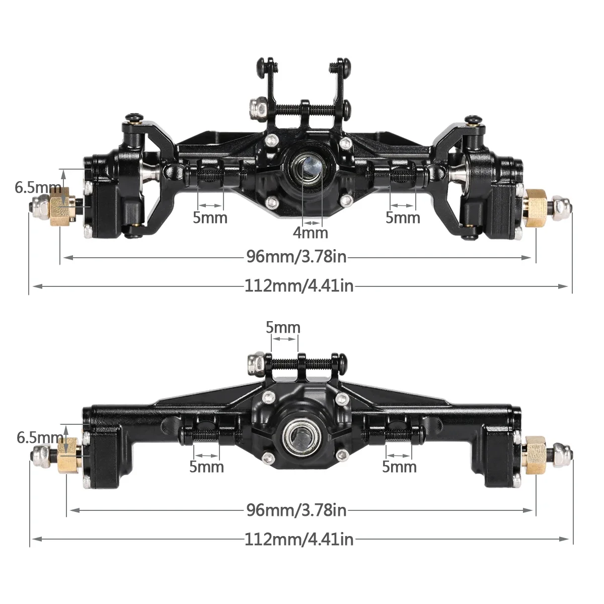 Trx 4M Aluminium Voorste Porta - Rc Crawler Axle Parts recensie en prijs