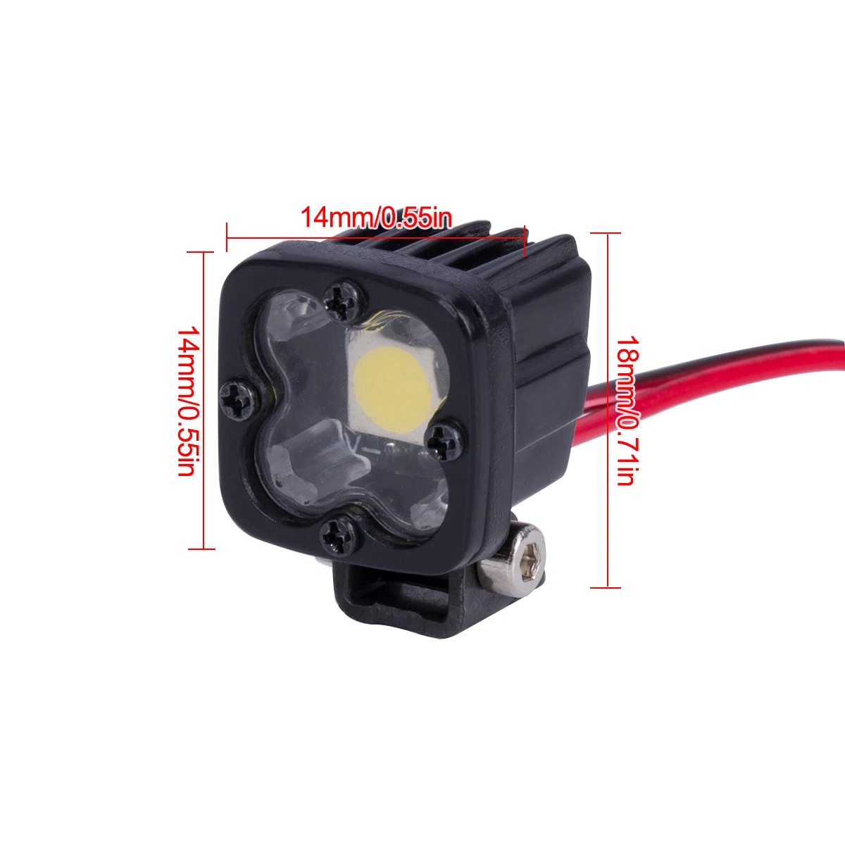 RC Auto Vierkante Heldere LED  - Rc Crawler Axle Parts recensie en prijs