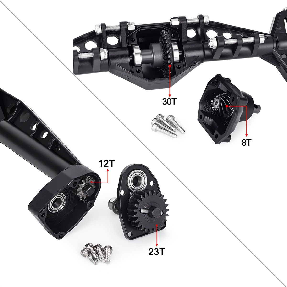 Voor Achter Plastic Portal As  - Rc Crawler Axle Parts recensie en prijs