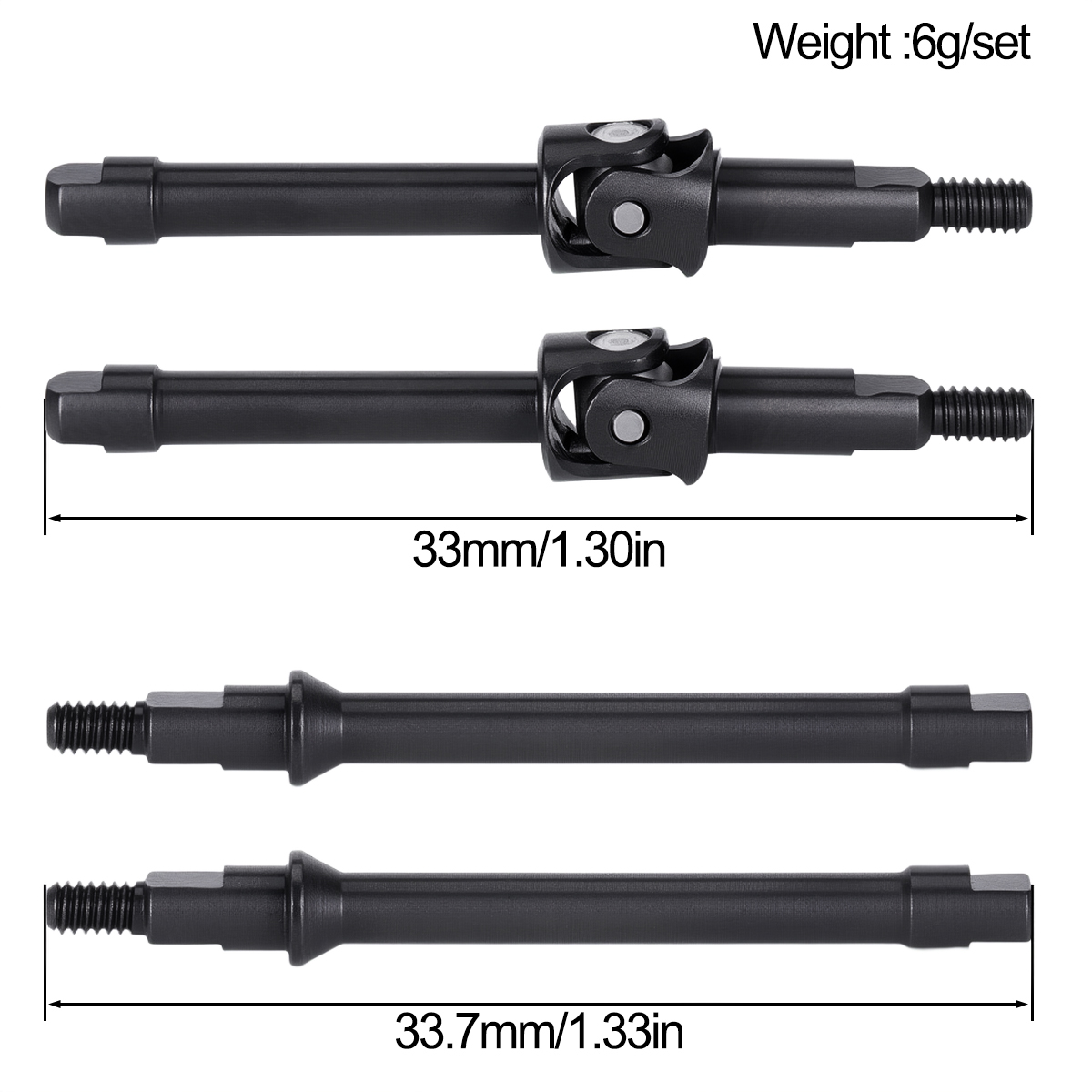 4 stuks stalen voor- en achter - Rc Crawler Axle Parts recensie en prijs