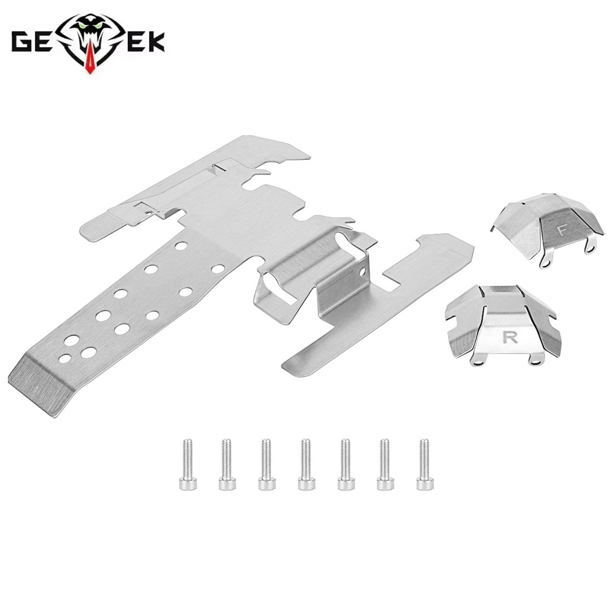 Roestvrijstalen skidplate chas - Rc Crawler Axle Parts recensie en prijs